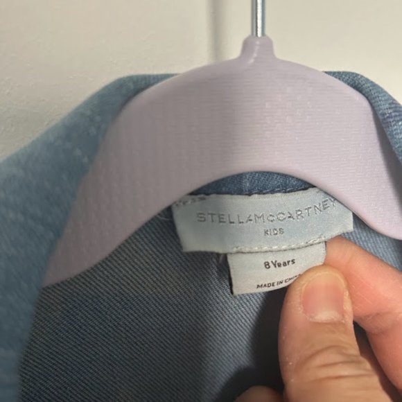 Stella McCartney Kids Star Print Denim Jacket - Picture 3 of 8